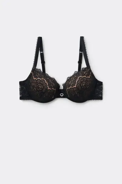 Reggiseno Push-Up Athens Dark Romance Donna Nero