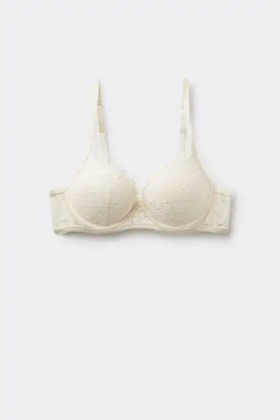 Reggiseno Push-Up Imbottito Berlin Ivory Bloom Donna Bianco