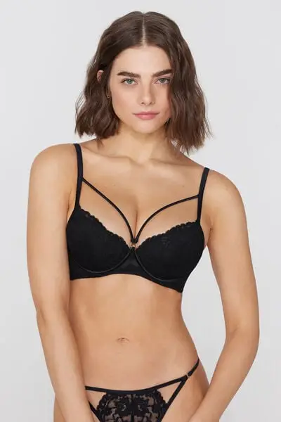 Reggiseno Push-Up Imbottito Berlin Sensual Desire Donna Nero miniatura 2