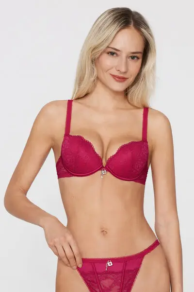 Reggiseno Push-Up Imbottito Venice Secret Love Donna Verde miniatura 2