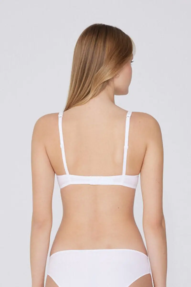Tezenis Reggiseno Push-up Microfibra Riciclata Athens Donna Bianco Taglia 1B miniatura 2