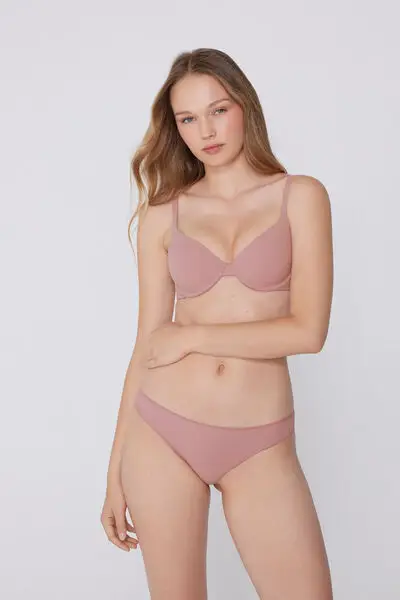 Reggiseno Push-up Microfibra Riciclata Athens Donna Rosa miniatura 2