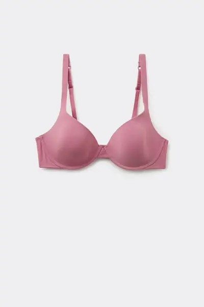 Reggiseno Push-up Microfibra Riciclata Athens Donna Rosa