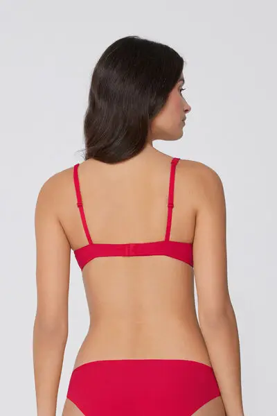 Reggiseno Push-up Microfibra Riciclata Athens Donna Rosso miniatura 3
