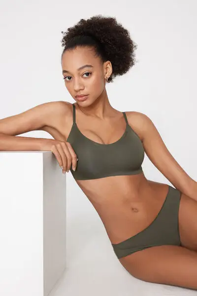 Reggiseno Push-Up Taglio Vivo Natural Lifting Plus Donna Verde miniatura 2