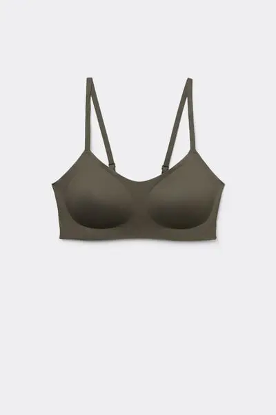 Reggiseno Push-Up Taglio Vivo Natural Lifting Plus Donna Verde