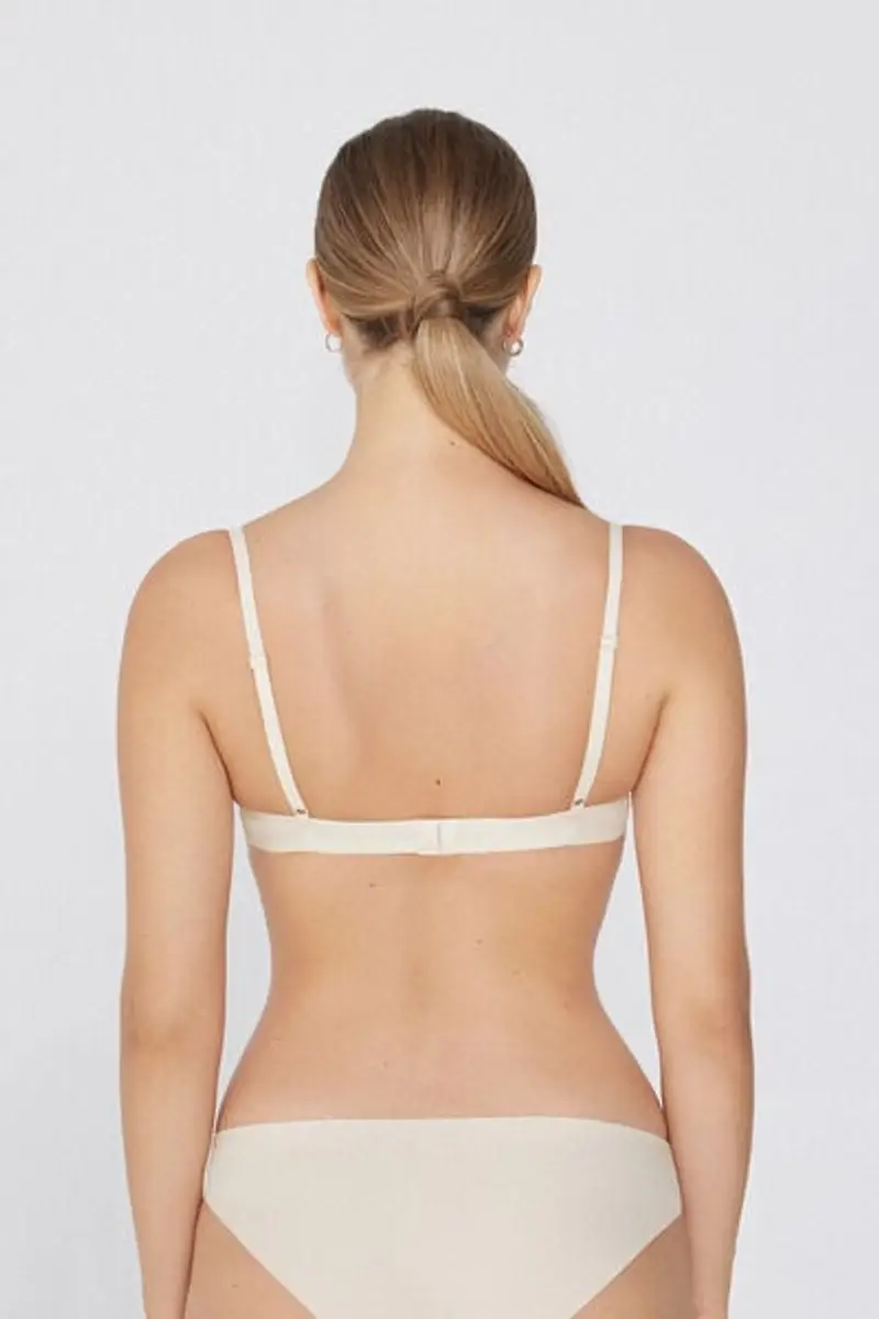 Tezenis Reggiseno super push-up in microfibra Riciclata Los Angeles Donna Avorio Taglia 3C miniatura 2