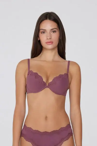 Reggiseno Super Push-up Los Angeles Light Touch Donna Viola miniatura 2