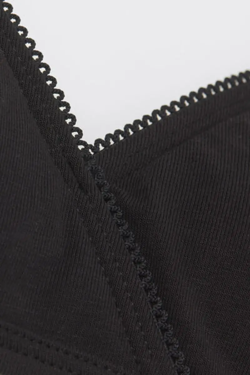 Tezenis Reggiseno Triangolo Bimba Imbottitura Estraibile Bambina Nero Taglia L miniatura 2