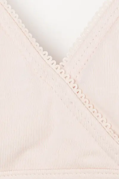 Reggiseno Triangolo Bimba Imbottitura Estraibile Bambina Rosa miniatura 3