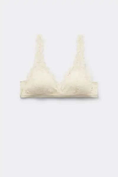 Reggiseno Triangolo Havana Leggermente Imbottito Ivory Bloom Donna Bianco