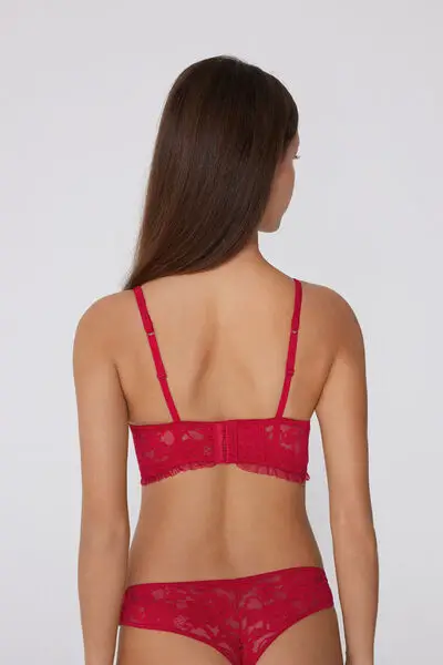 Reggiseno Triangolo Imbottito Ibiza Romantic Fantasy Donna Rosso miniatura 3