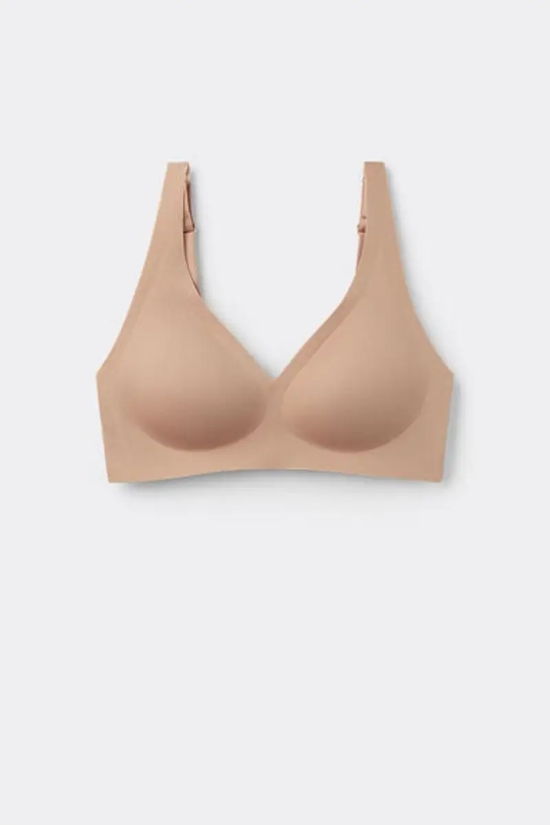 Tezenis Reggiseno Triangolo Taglio Vivo Natural Lifting Donna Naturale Taglia 1B