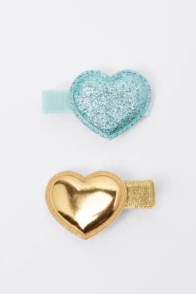 Set 2 Mollette per Capelli Unisex Stampa miniatura 3