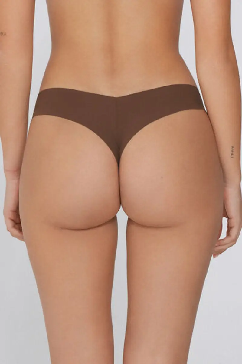 Tezenis Slip Donna Marrone 1083406 miniatura 2