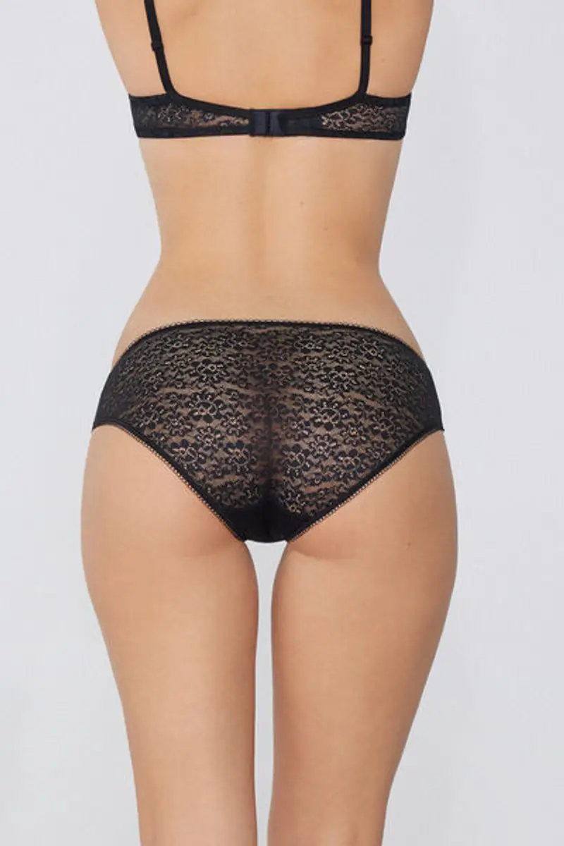 Tezenis Slip Donna Nero 1083550 miniatura 2