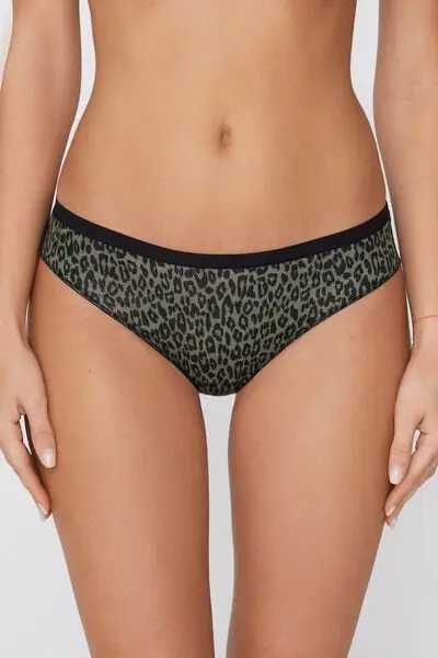 Tezenis Slip Donna Verde 4068852 miniatura 2
