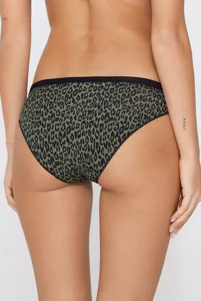Tezenis Slip Donna Verde 4068852 miniatura 3