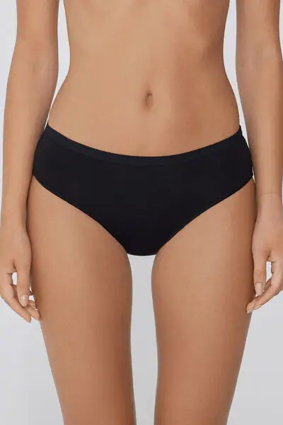 Tezenis Slip Donna Nero 3936206 miniatura 2