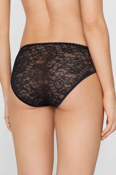 Tezenis Slip Donna Nero 4123726 miniatura 3