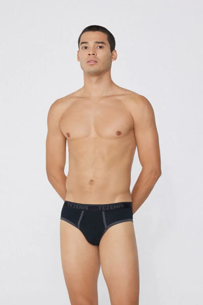 Tezenis Slip Uomo Nero 1084028 miniatura 3