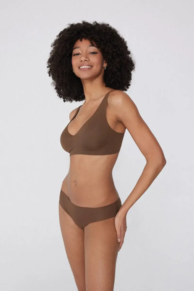 Tezenis Slip Donna Marrone 1083544 miniatura 3