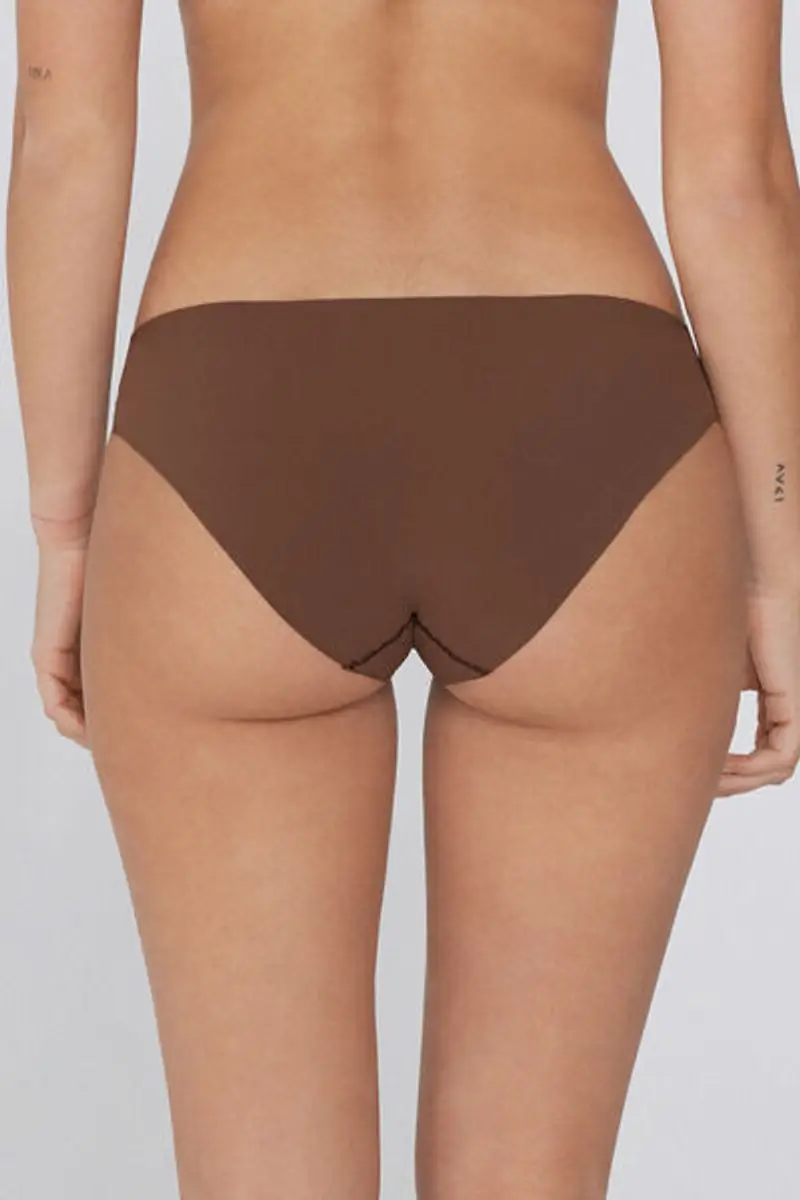 Tezenis Slip Donna Marrone 1083526 miniatura 2