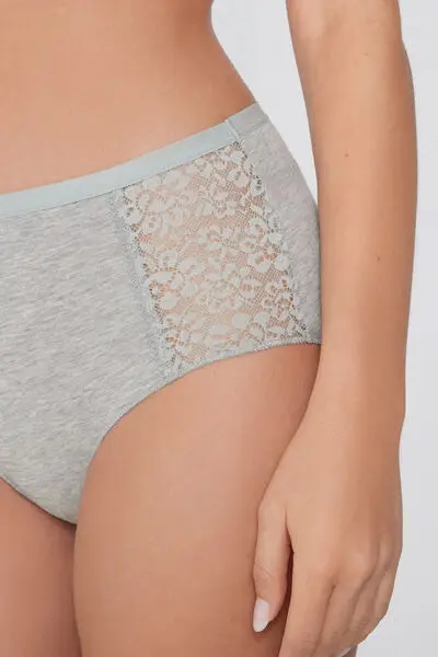 Tezenis Slip Donna Grigio 4351122 miniatura 3