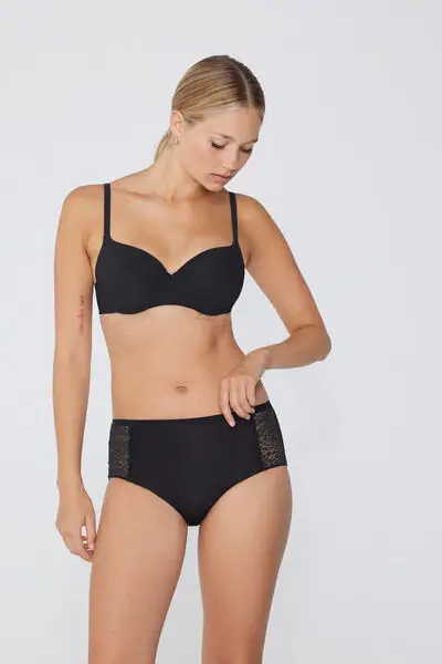 Tezenis Slip Donna Nero 4331424 miniatura 2