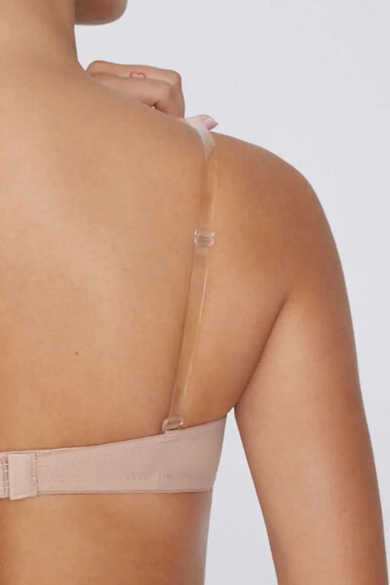 Tezenis Spalline Trasparenti in Silicone Donna Naturale Taglia Taglia Unica