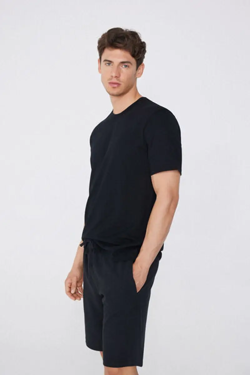 Tezenis T-shirt Uomo Nero 1083970 miniatura 2