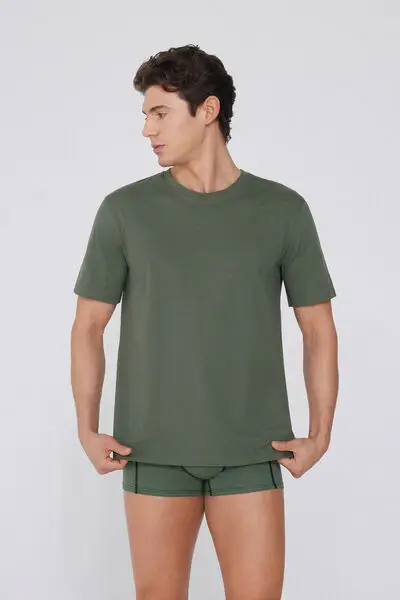 Tezenis T-shirt Uomo Verde 3328515 miniatura 3