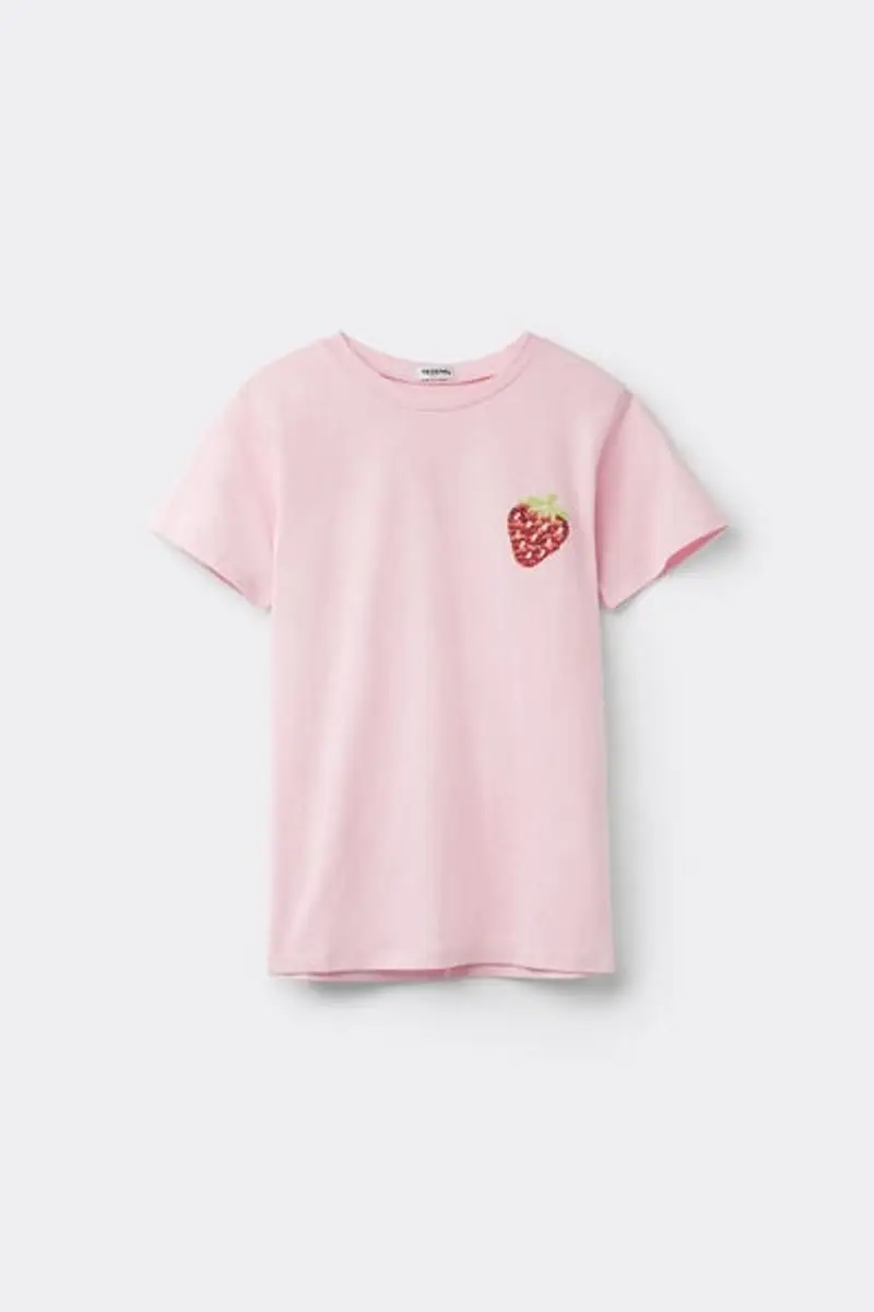 Tezenis T-shirt Bambina Rosa 1084137