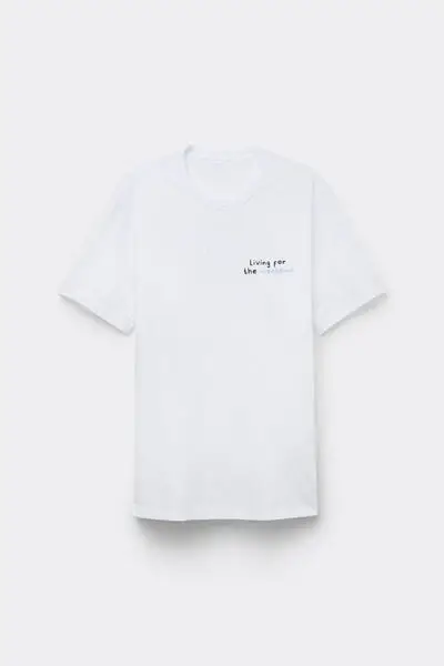 T-shirt Cotone Stampato Uomo Stampa miniatura 2