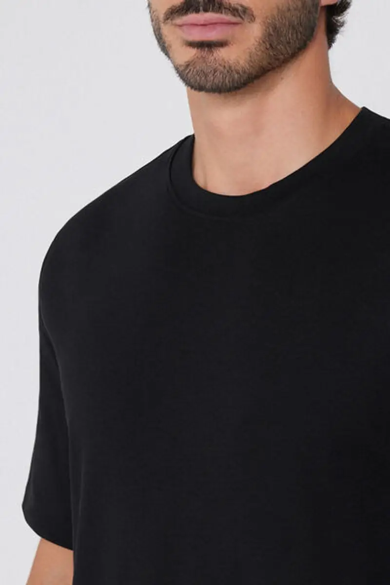 Tezenis T-shirt Uomo Nero 1998686 miniatura 3