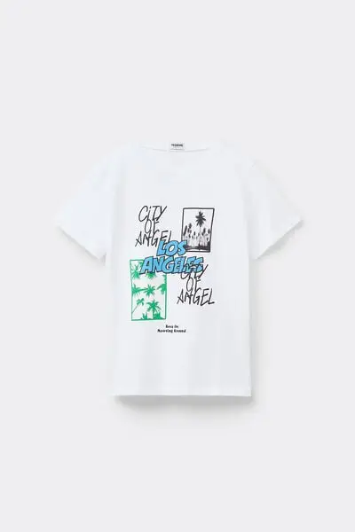 Tezenis T-shirt Bambino Nero 3874261