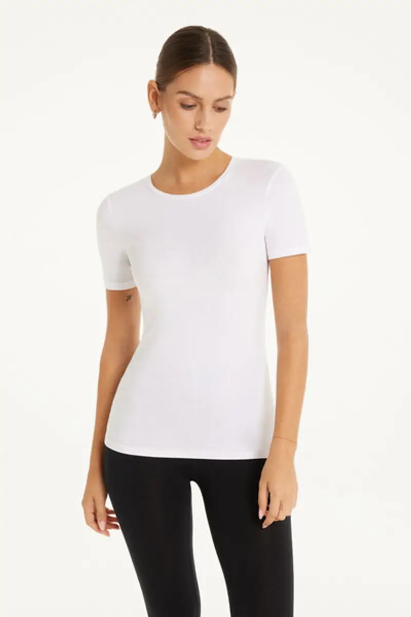 Tezenis T-shirt Donna Bianco 1083215 miniatura 2