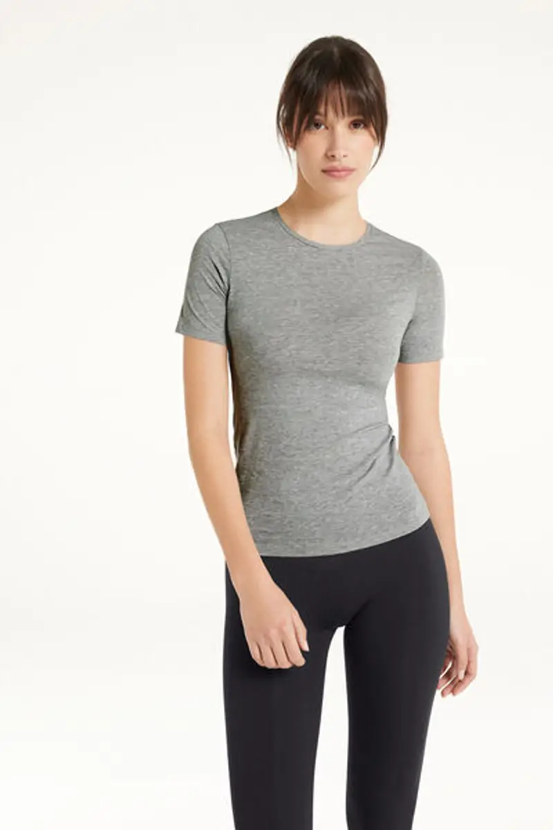Tezenis T-shirt Donna Grigio 1998378 miniatura 2