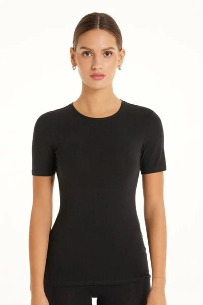 Tezenis T-shirt Donna Nero 1083216