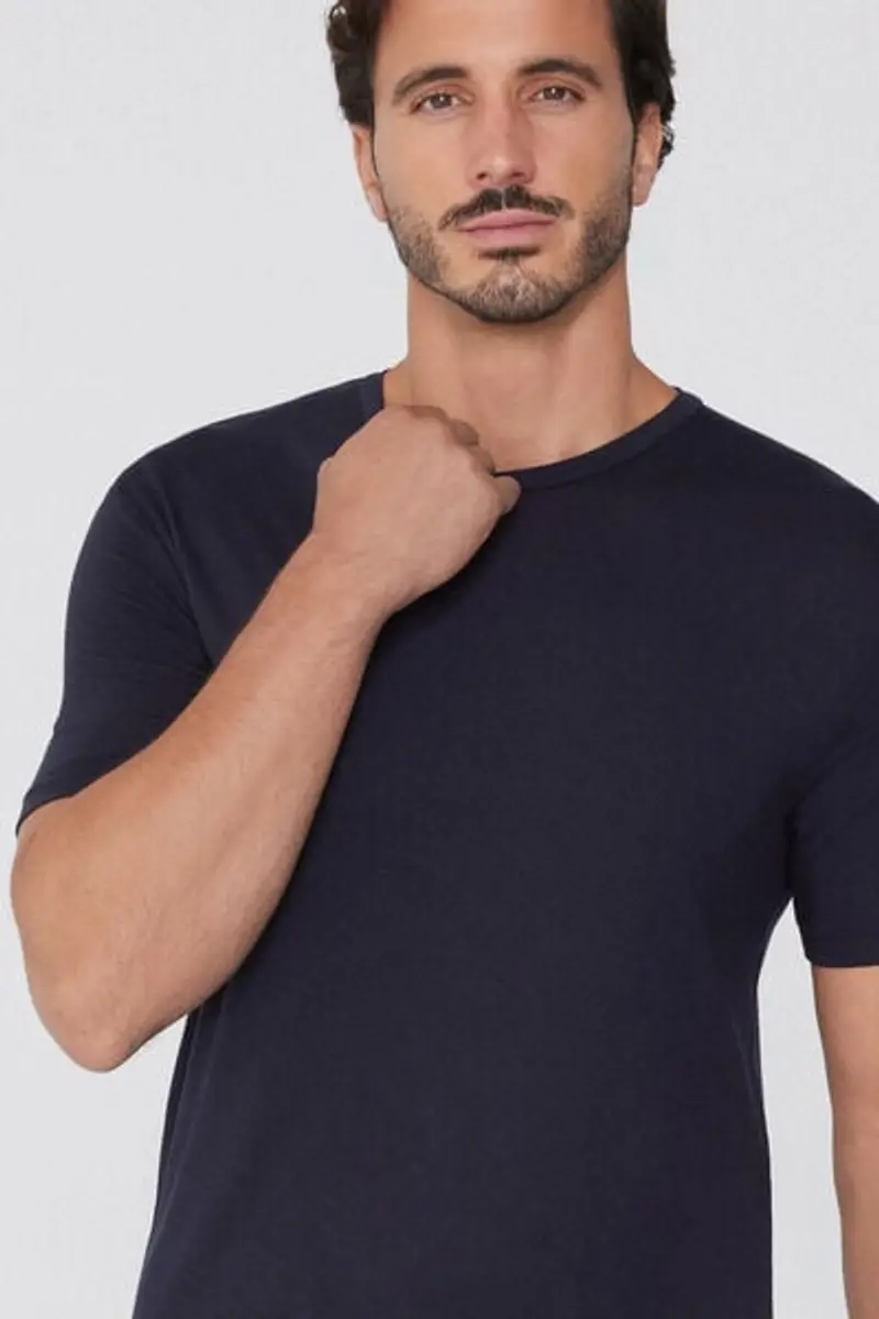 Tezenis T-shirt Uomo Blu 1083941 miniatura 3