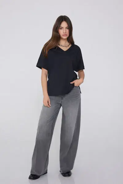 Tezenis T-shirt Donna Nero 2618433 miniatura 3