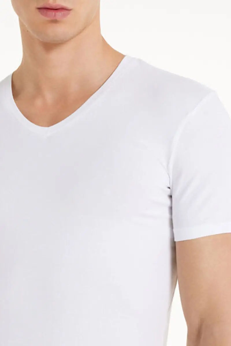 Tezenis T-shirt Uomo Bianco 1998672 miniatura 3