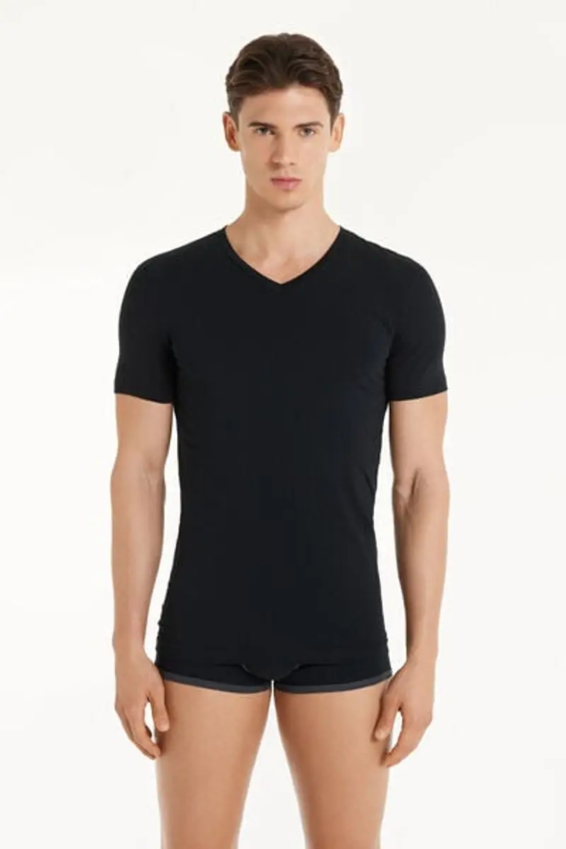 Tezenis T-shirt Uomo Nero 1083950