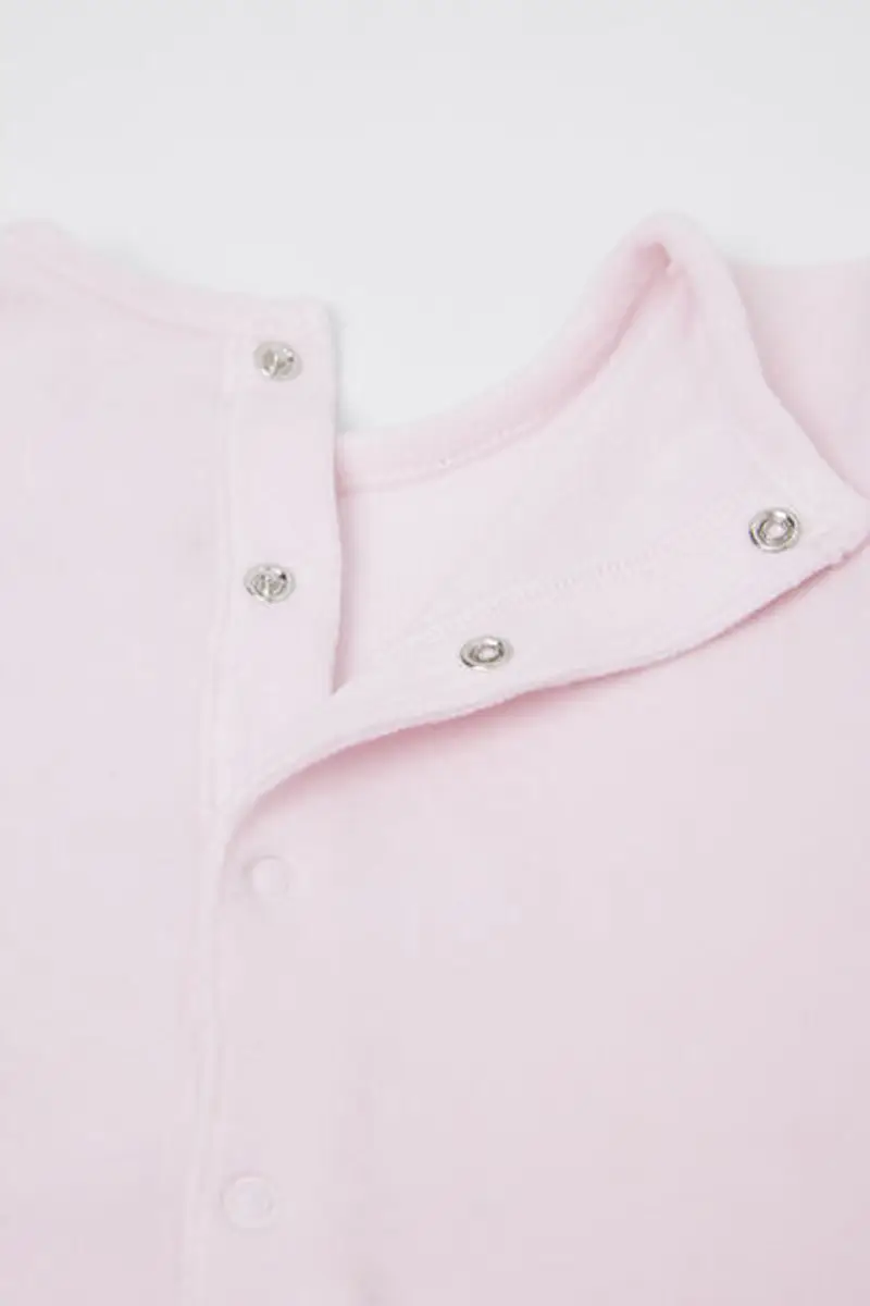 Tezenis Tutina Bebè in Ciniglia di Cotone con Piedino Rosa Taglia 6-9 miniatura 3