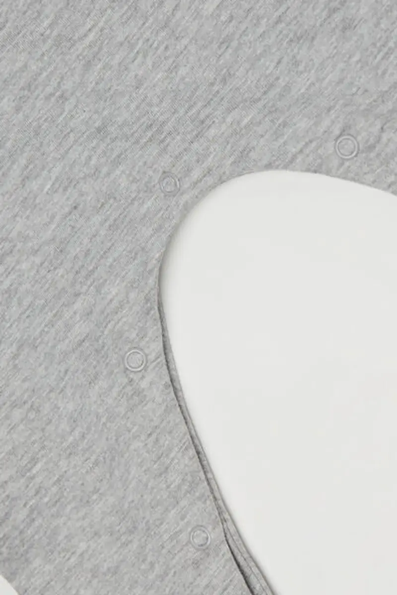 Tezenis Tutina Bebè Manica Lunga in 100% Cotone Grigio Taglia 0-3 miniatura 3