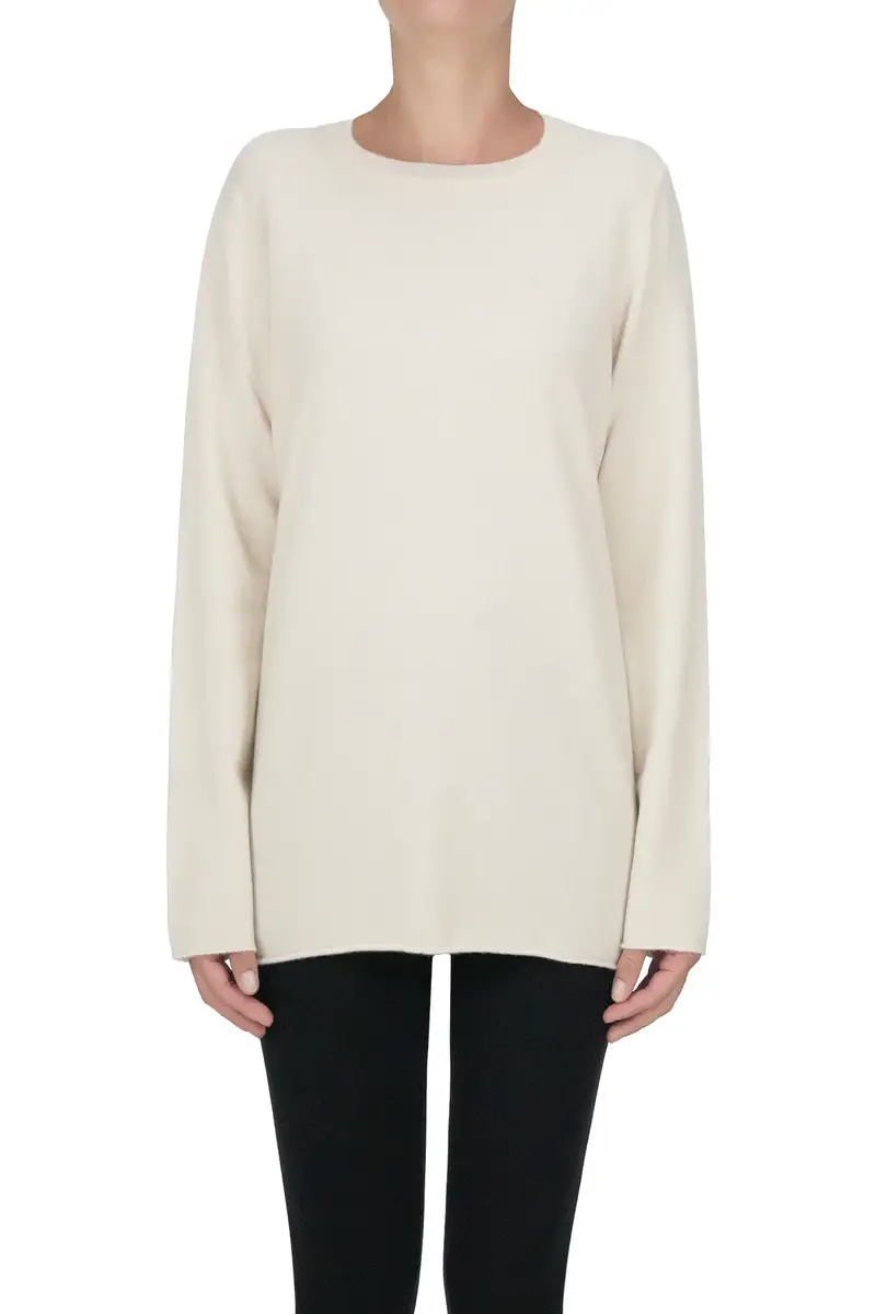 Pullover in cashmere Crema