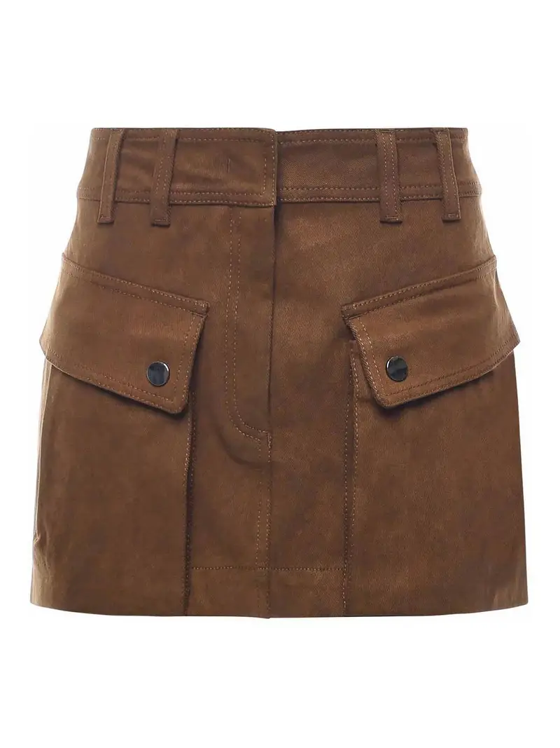 Minigonna Xandra Marrone