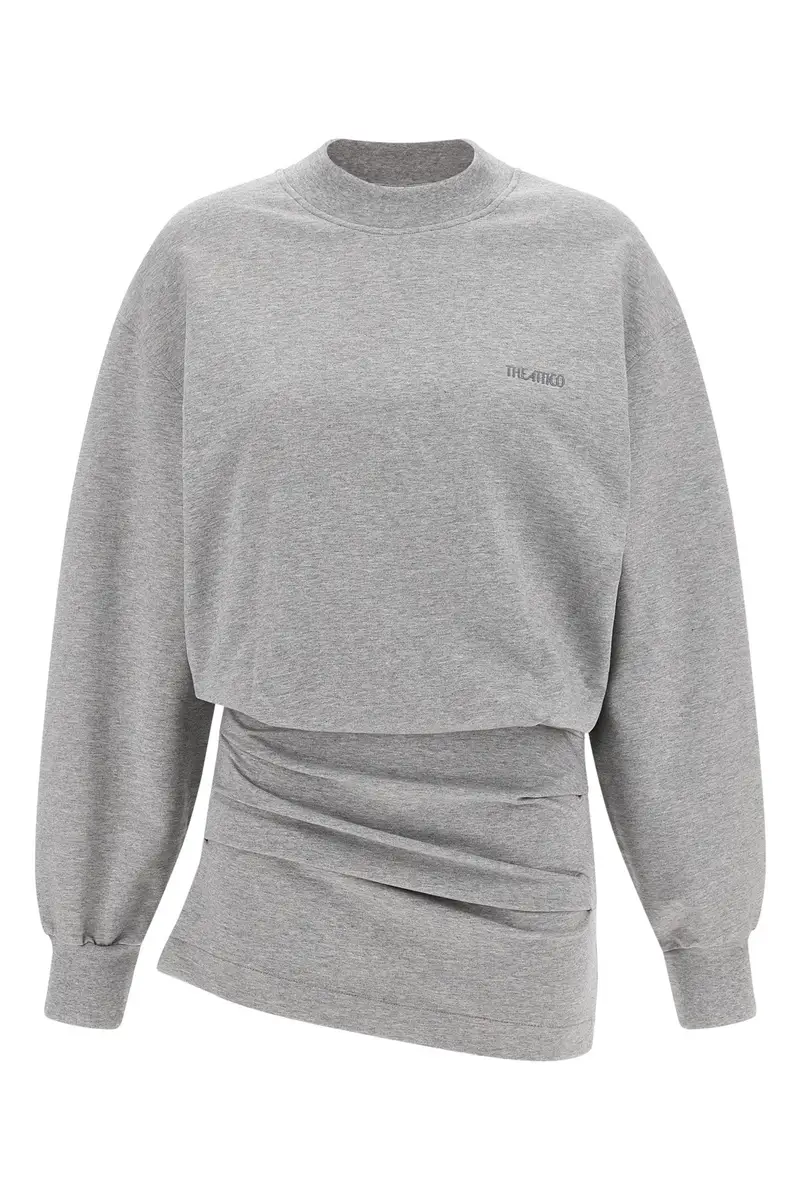 Abito Felpa Mélange Grigio