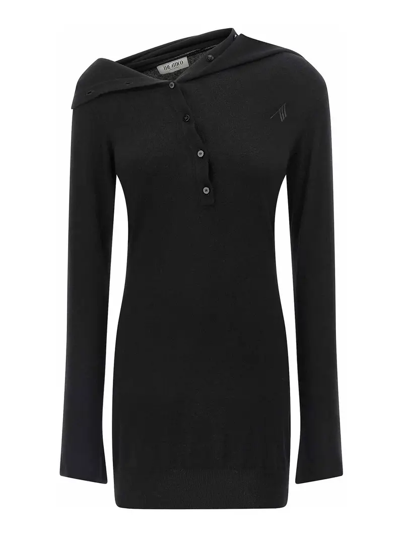 Abito in lana cashmere Nero