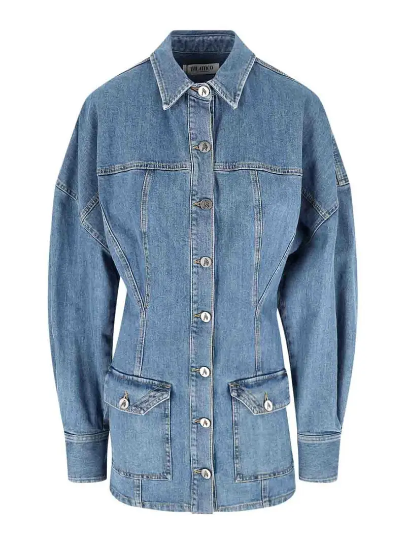 Abito Mini Denim Blu